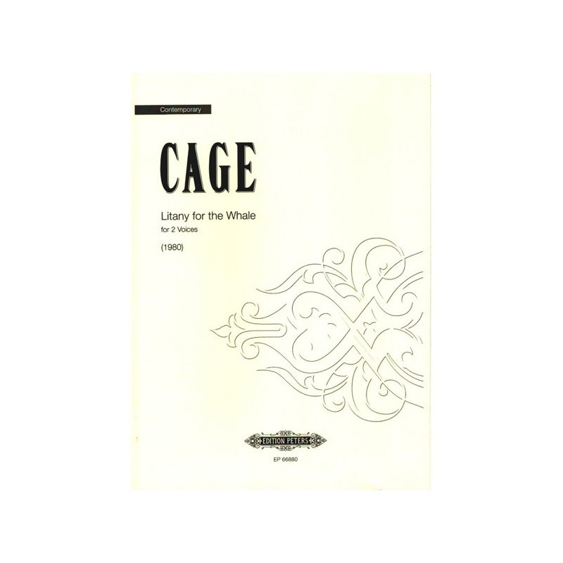 9790014089634EP66880 Litany for the Whale