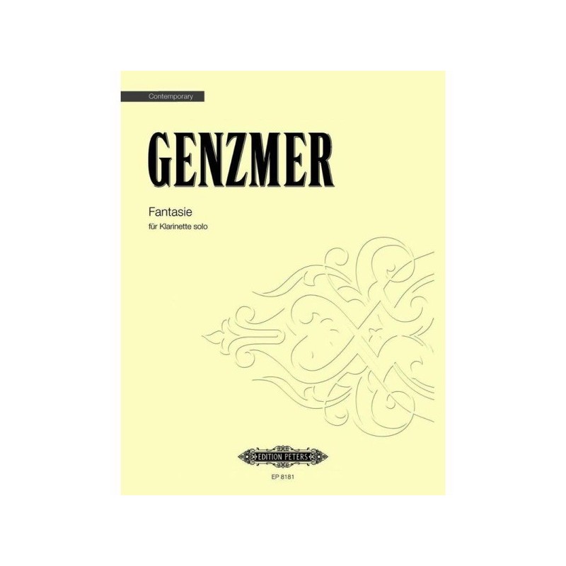 9790014062064EP8181 Fantasy for Solo Clarinet