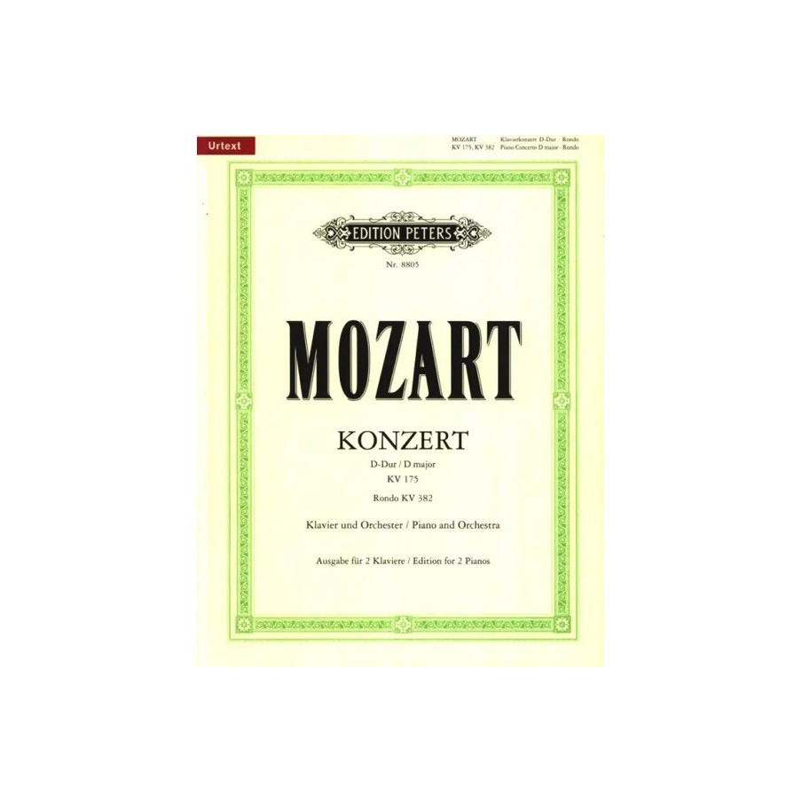 9790014071363EP8805 Concert 05 D Kv175 & Rondo Kv382