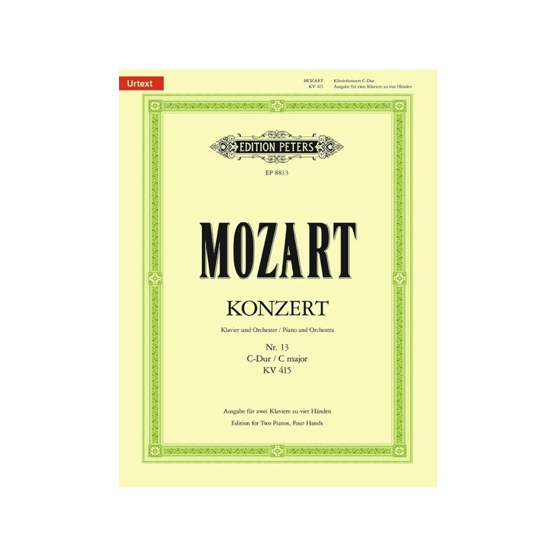 9790014071448EP8813 Concert 13 C Kv415