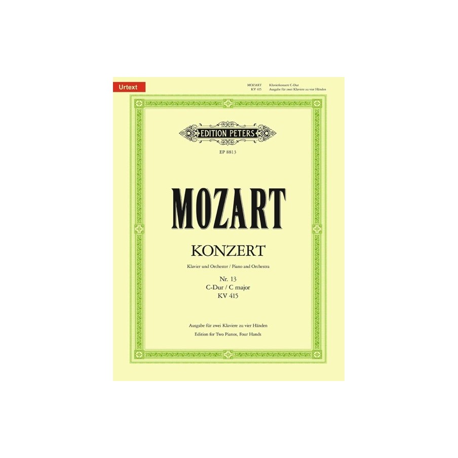 9790014071448EP8813 Concert 13 C Kv415
