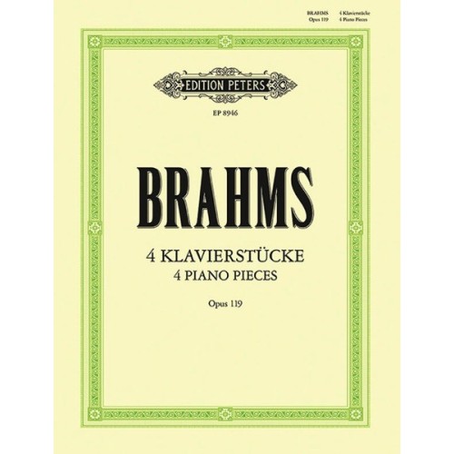 9790014104047EP8946 Klavierstucke(4) Op.119
