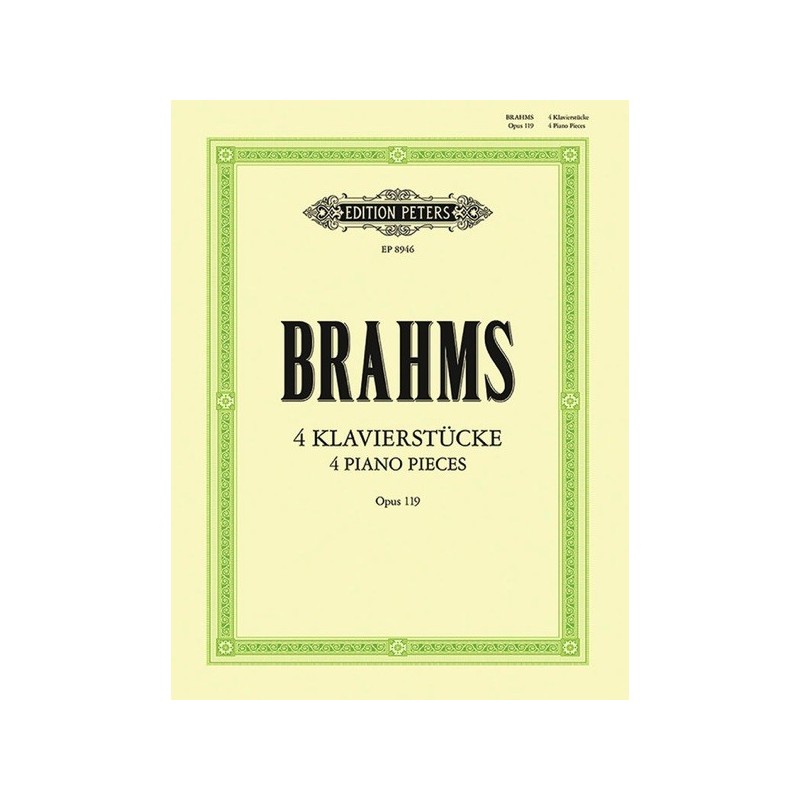 9790014104047EP8946 Klavierstucke(4) Op.119