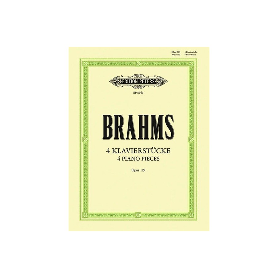9790014104047EP8946 Klavierstucke(4) Op.119