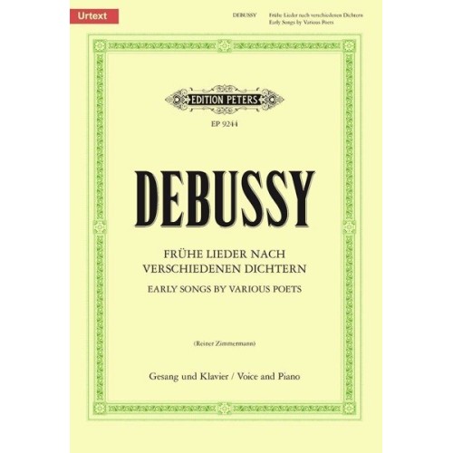 9790014074562EP9244 Early Songs (1876-85) by various poets