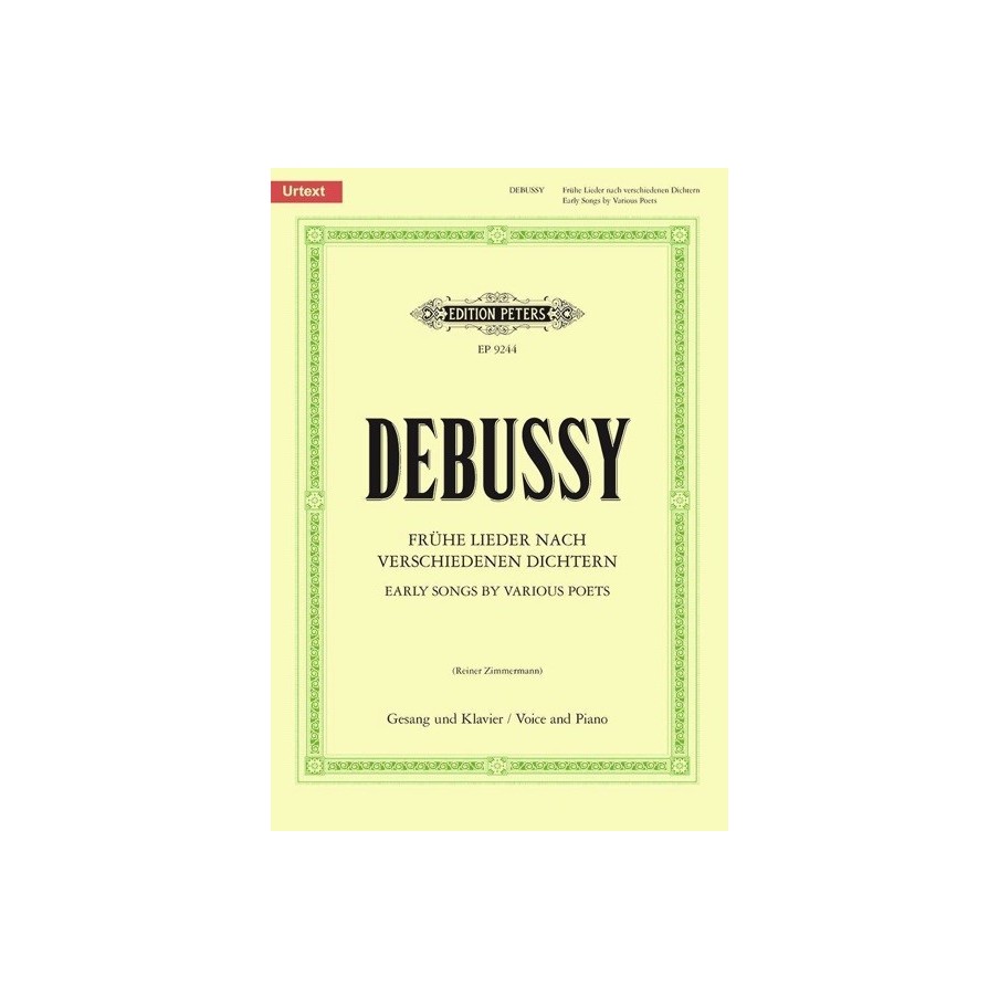 9790014074562EP9244 Early Songs (1876-85) by various poets