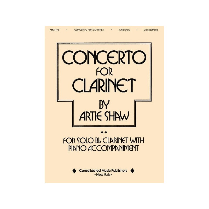 00000059639599780825623059MUSCC10729 Artie Shaw - Concerto for Clarinet