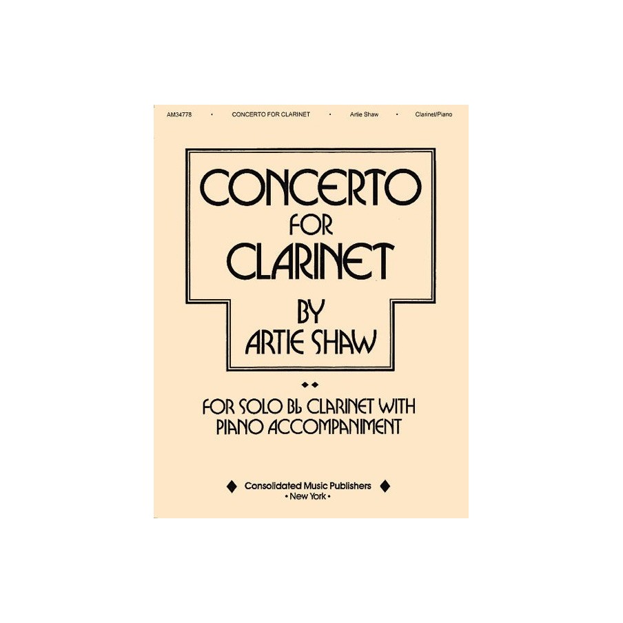 00000059639599780825623059MUSCC10729 Artie Shaw - Concerto for Clarinet