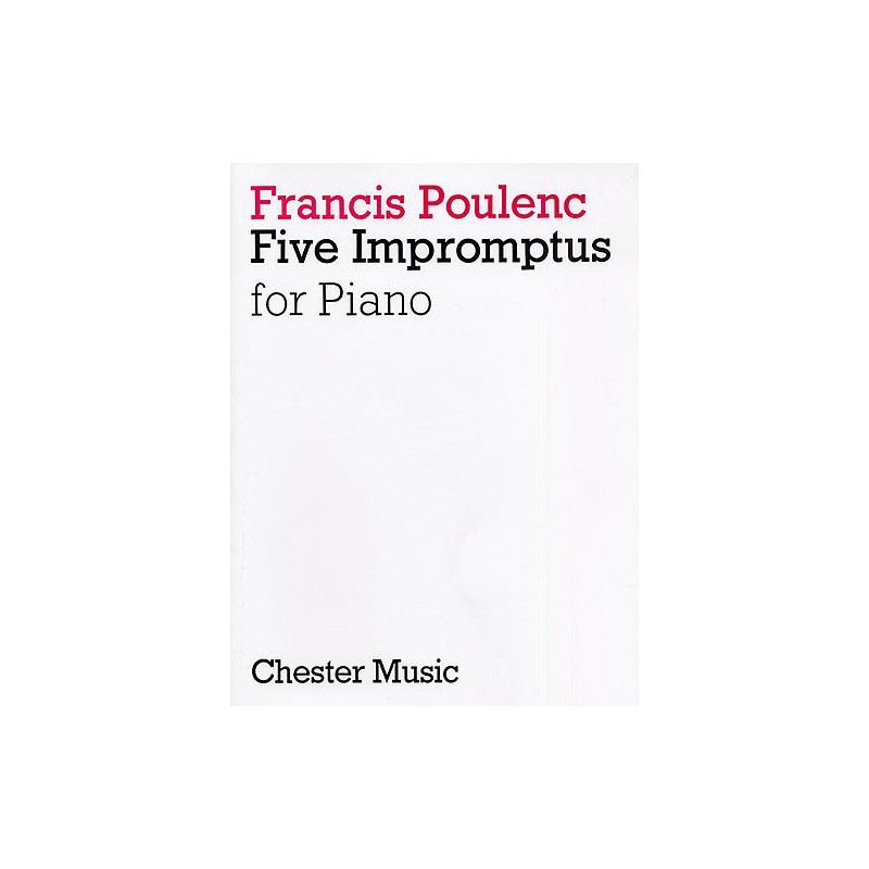 9780711920637MUSCH02089 Five Impromptus For Piano