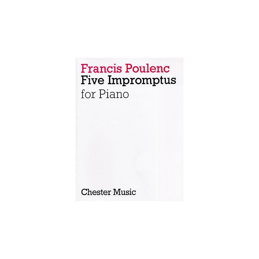 9780711920637MUSCH02089 Five Impromptus For Piano