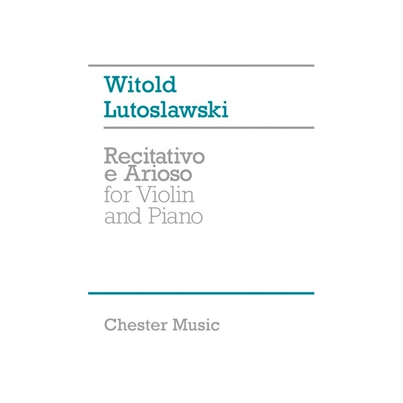 9780711935174MUSCH60921 Recitativo & Arioso