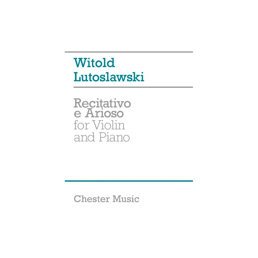 9780711935174MUSCH60921 Recitativo & Arioso