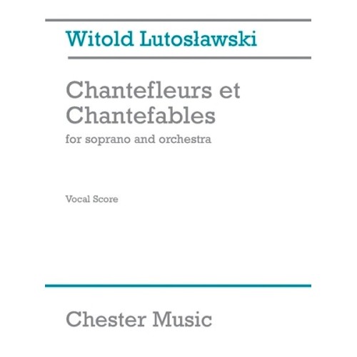 9781847729972MUSCH61002 Chantefleurs Et Chantefables (Soprano/Piano)