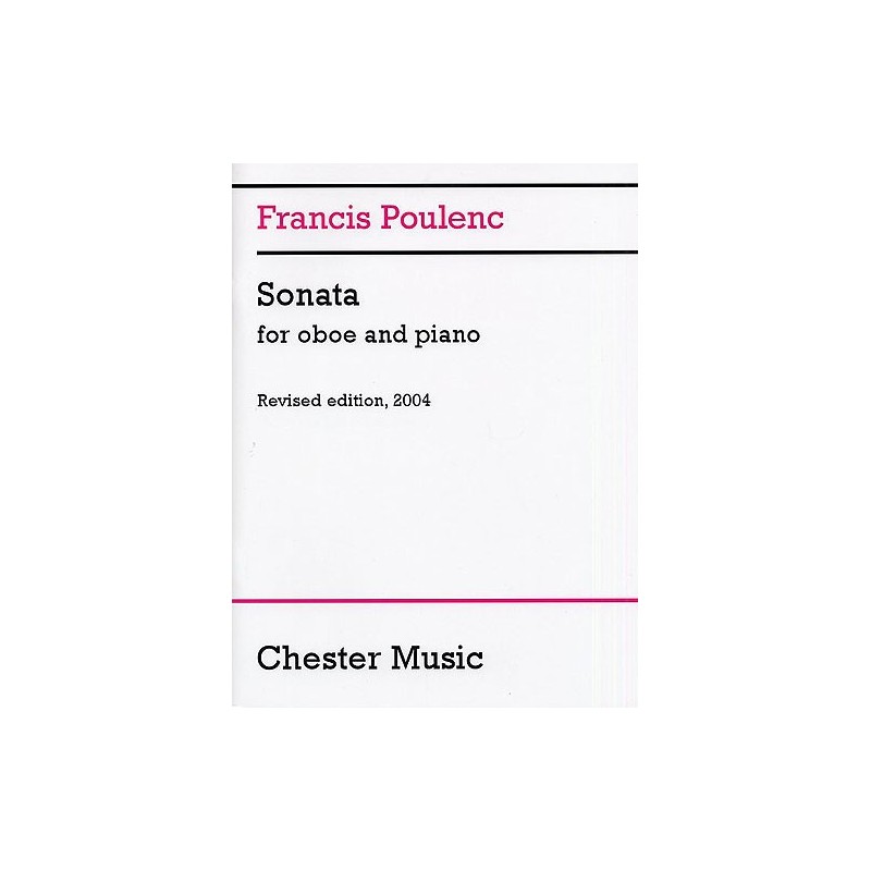 9780711989252MUSCH62711 Sonata For Oboe And Piano