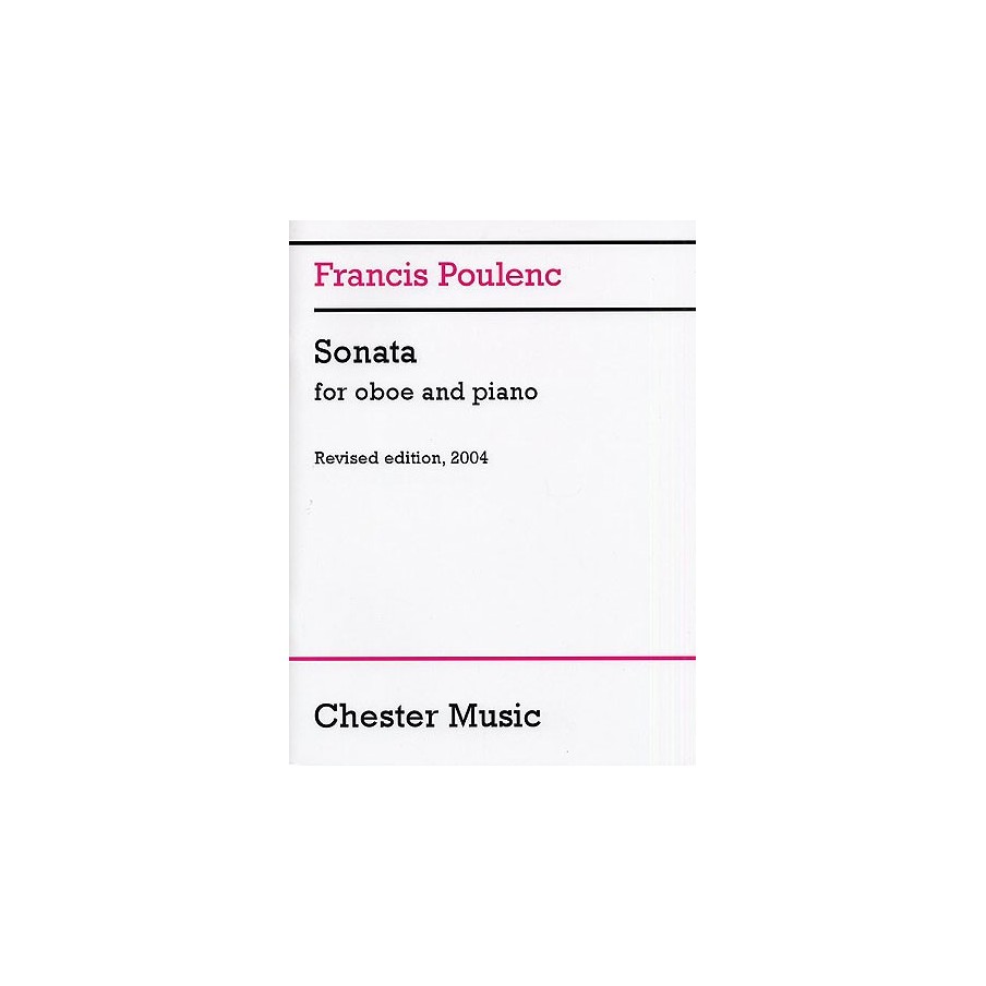 9780711989252MUSCH62711 Sonata For Oboe And Piano