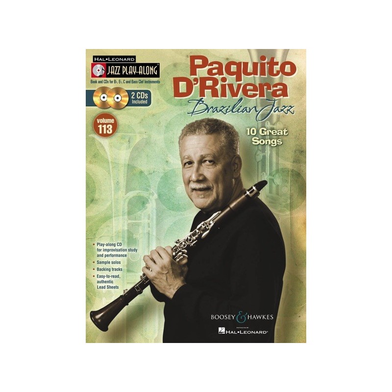 97900511063499781423497134884088409692HL48020663 Paquito D'Rivera - Brazilian Jazz