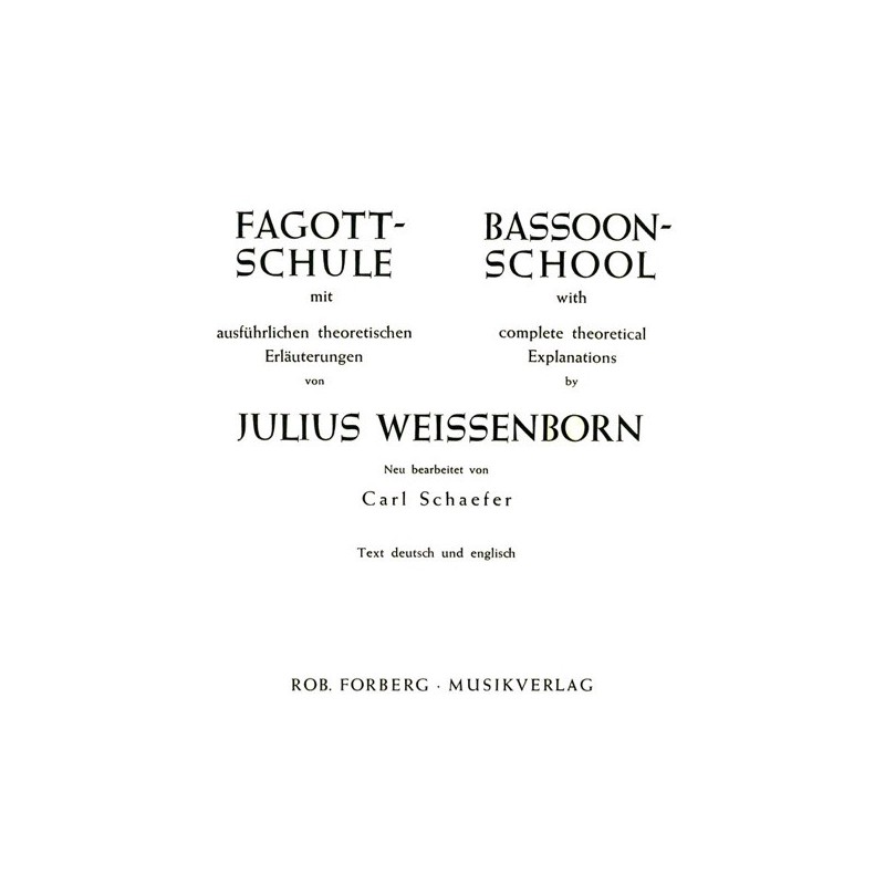 979020610218917001 F Fagott-Schule