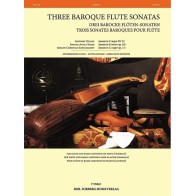 979020610599995061 F Three Baroque Flute Sonatas