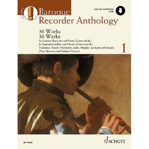 9790220138973ED_13134D Anthologie de la flûte à bec baroque Vol. 1