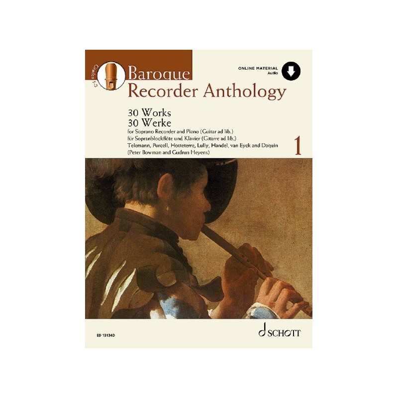 9790220138973ED_13134D Anthologie de la flûte à bec baroque Vol. 1