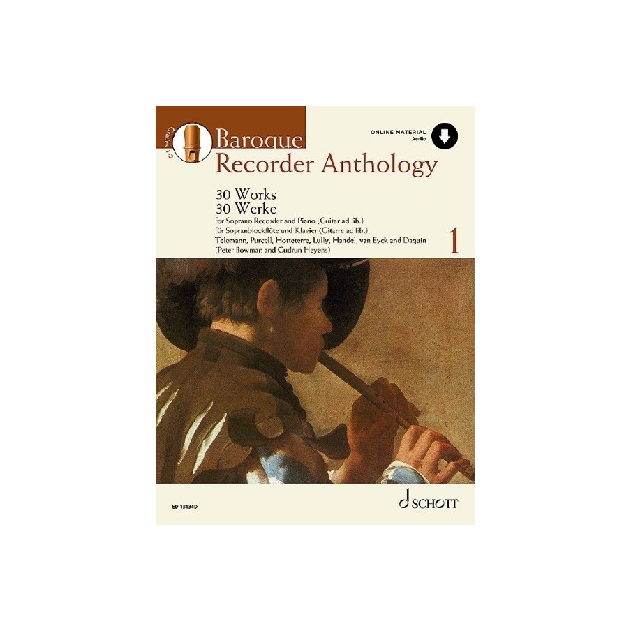 9790220138973ED_13134D Anthologie de la flûte à bec baroque Vol. 1