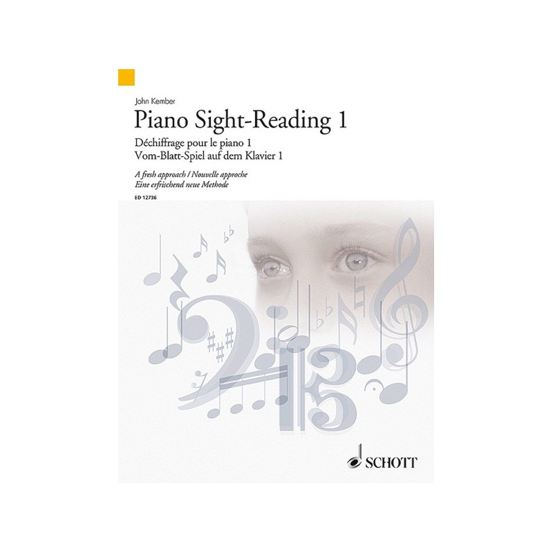 9790220122637841886000537ED_12736 Déchiffrage pour le piano 1 Vol. 1