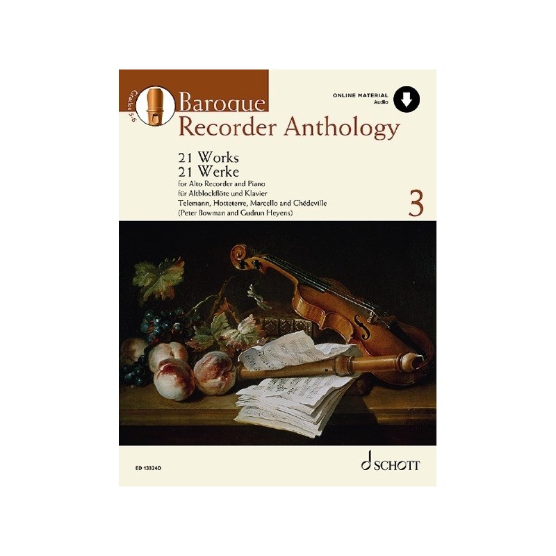 9790220138867ED_13324D Baroque Recorder Anthology Vol. 3