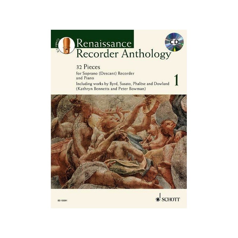 9790220135767841886025462ED_13591 Renaissance Recorder Anthology 1 Vol. 1