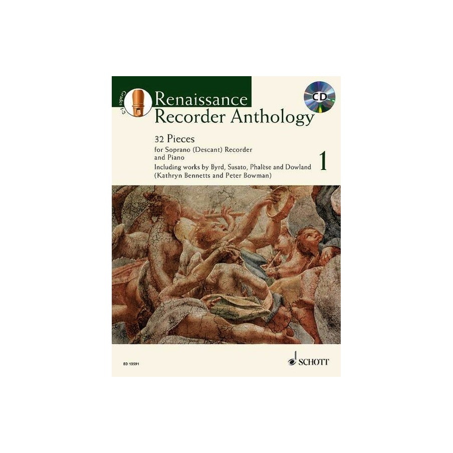 9790220135767841886025462ED_13591 Renaissance Recorder Anthology 1 Vol. 1
