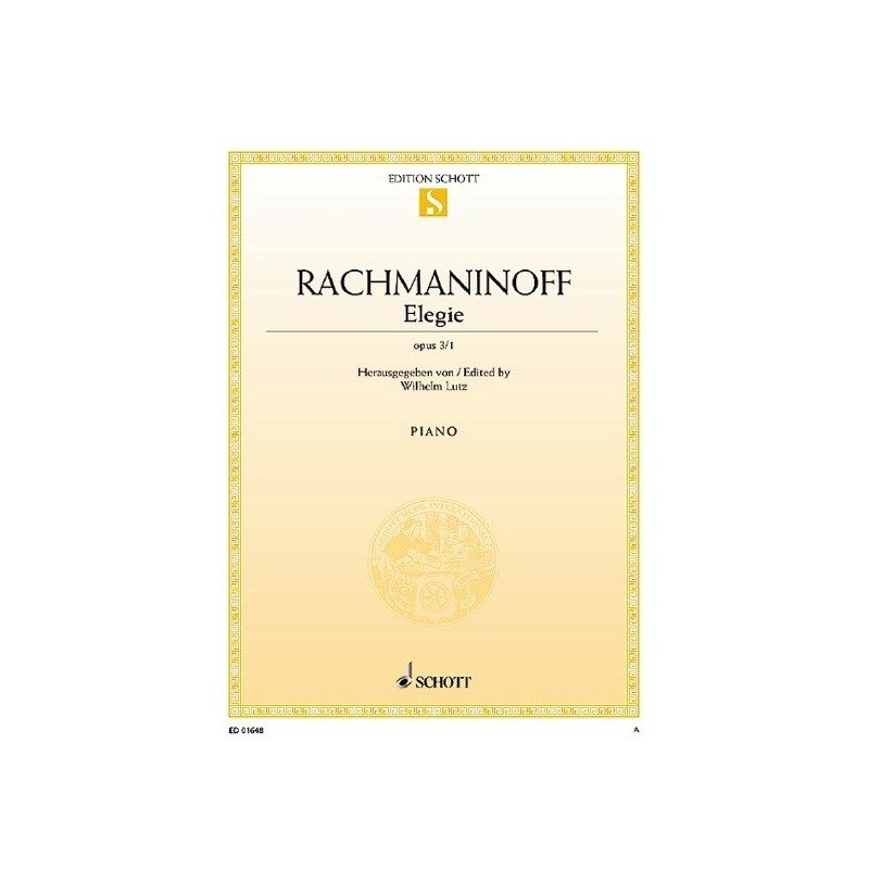 97900010875449783795795788ED0_1648 Elégie op. 3/1