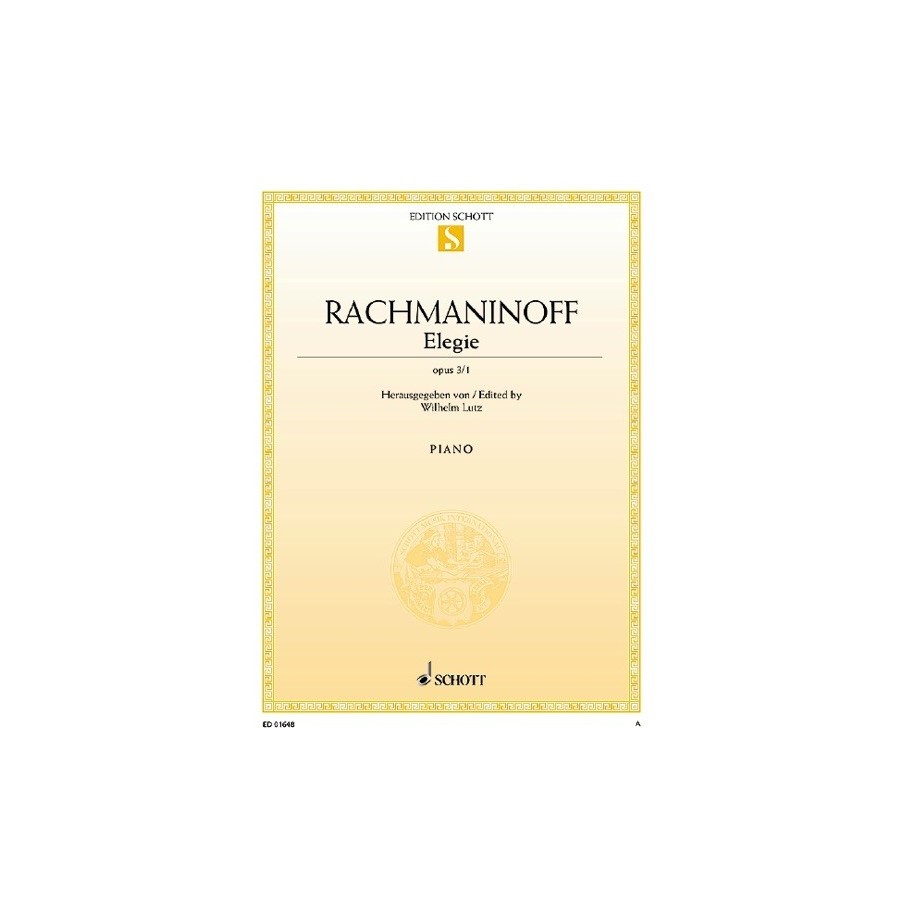 97900010875449783795795788ED0_1648 Elégie op. 3/1