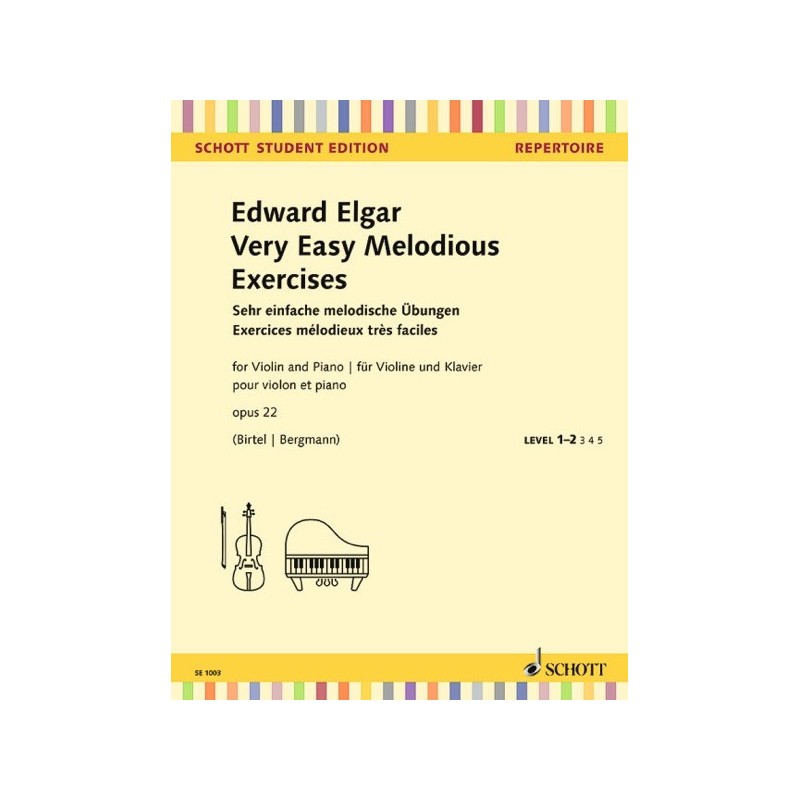 9790001161954SE_1003 Exercices mélodiques très faciles op. 22