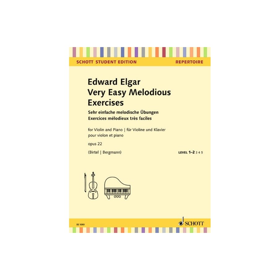 9790001161954SE_1003 Exercices mélodiques très faciles op. 22