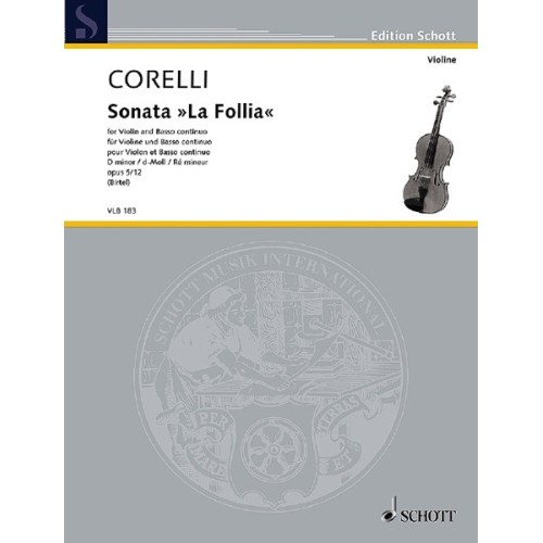 9790001195478VLB_183 Sonate &quot;La Follia&quot; op. 5/12
