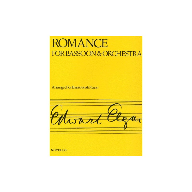 9780853604402MUSNOV120137R Romance Opus 62 For Bassoon And Orchestra