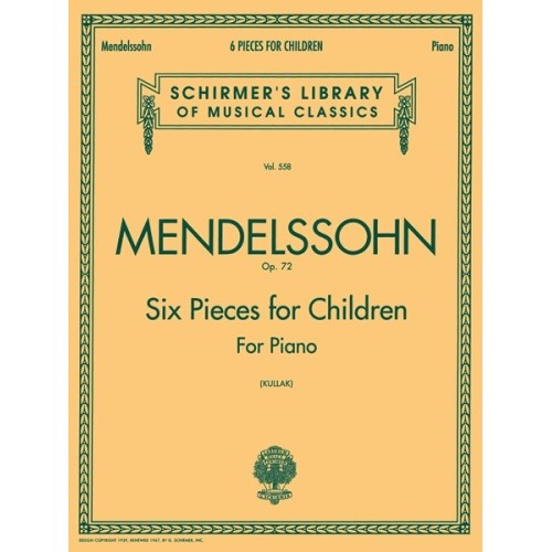 978079357286173999139402HL50255560 6 Pieces for Children, Op. 72