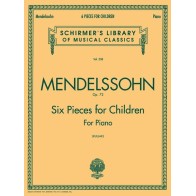 978079357286173999139402HL50255560 6 Pieces for Children, Op. 72