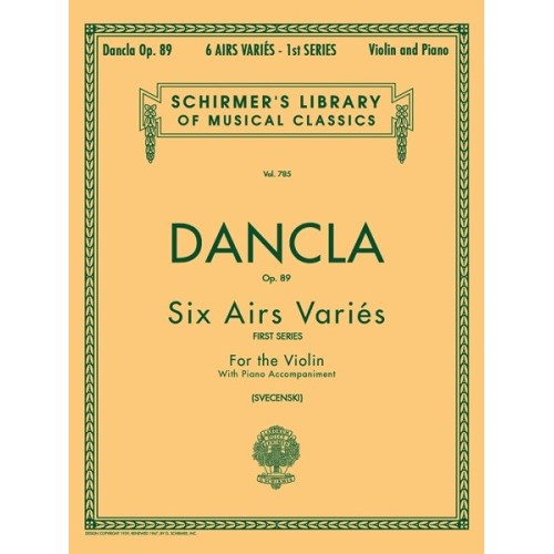 978079355436273999563405HL50256340 6 Airs Varies, Op. 89
