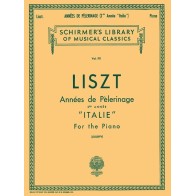 979835011021073999430004HL50256900 Annees De Pelerinage Book 2 'Italie'