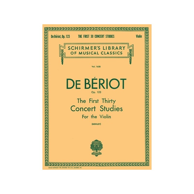 0000002114613884088166090HL50260790 First 30 Concert Studies, Op. 123