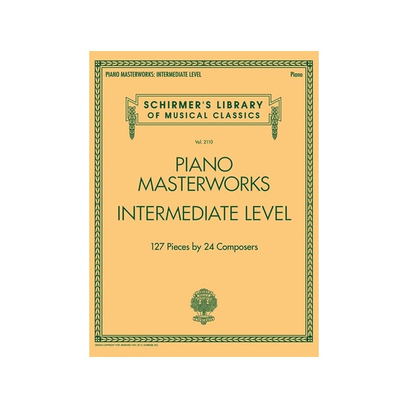9781495006890888680037079HL50600034 Piano Masterworks - Intermediate Level
