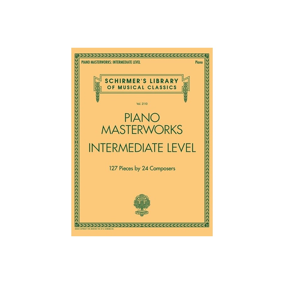 9781495006890888680037079HL50600034 Piano Masterworks - Intermediate Level