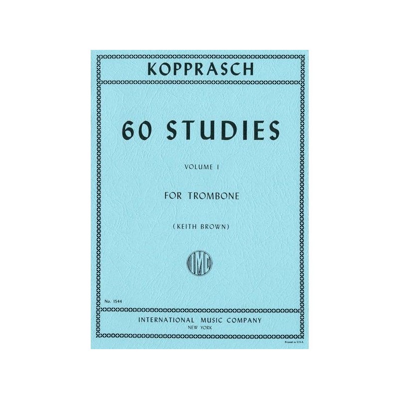 60 Studies for Trombone Vol. 1 
