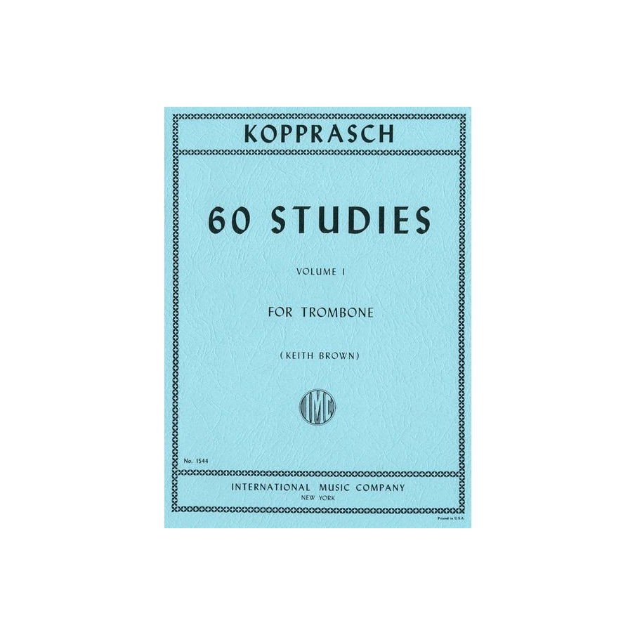 60 Studies for Trombone Vol. 1 