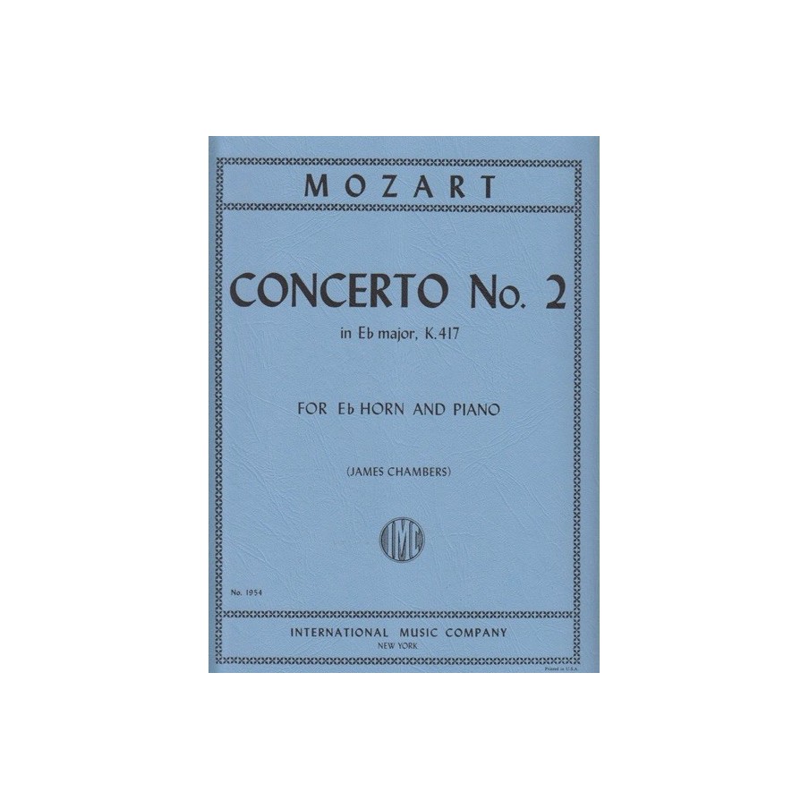 Concerto N. 2 Mi B K 417 (Chambers) 