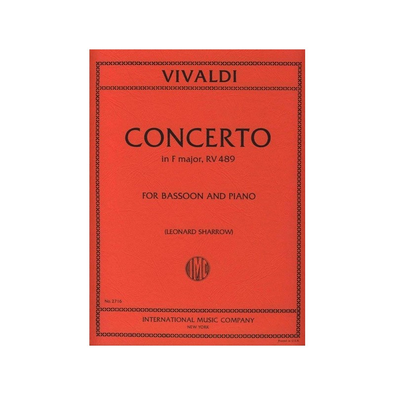 Concerto F Viii N. 20 Fa (Sharrow) 