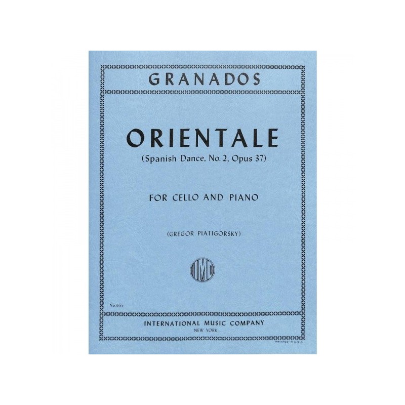 Danza Spagnola N. 2 (Oriental) (Piatigorsky) 