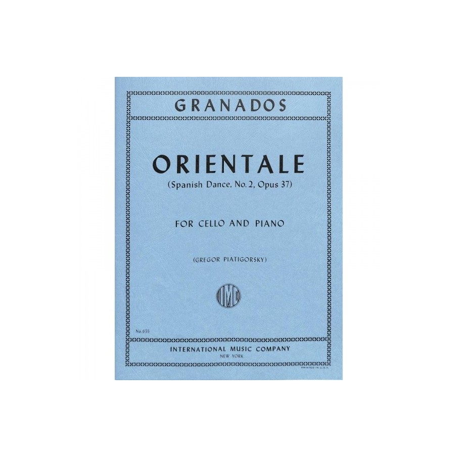 Danza Spagnola N. 2 (Oriental) (Piatigorsky) 