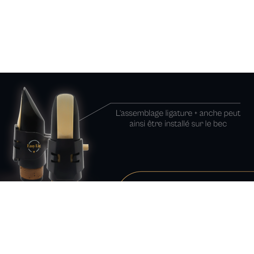 Ligature Pour Bec de Clarinette Sib - Easy Lig