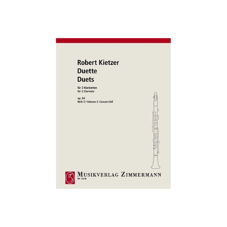 Duetten Opus 94 Heft 2: Konzert Stil 